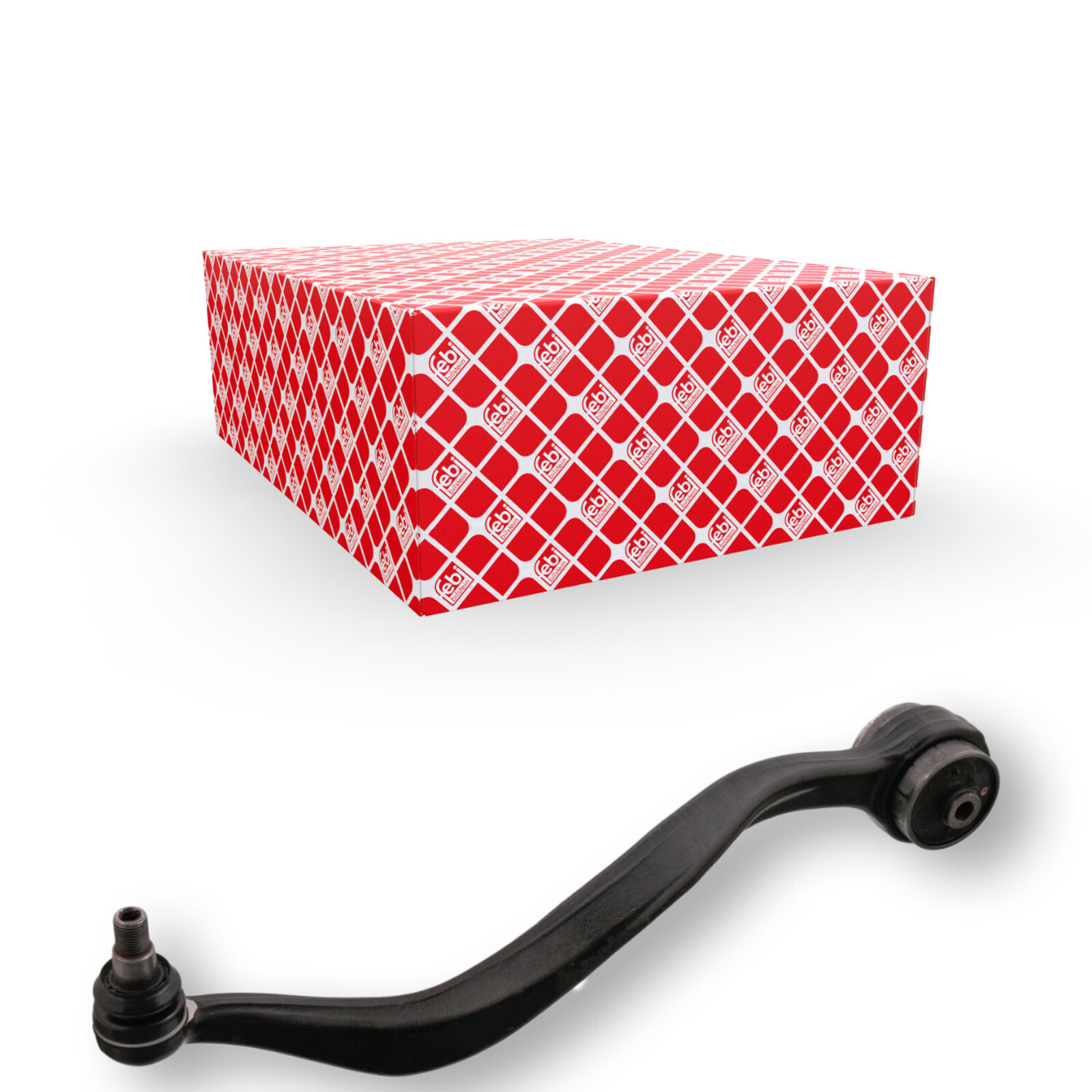Bild von FEBI BILSTEIN 42447 Querlenker Lenker, Radaufhängung, Dreieckslenker, Achslenker Vorderachse links, unten, hinten Querlenker Stahlguss MAZDA: 6 Saloon