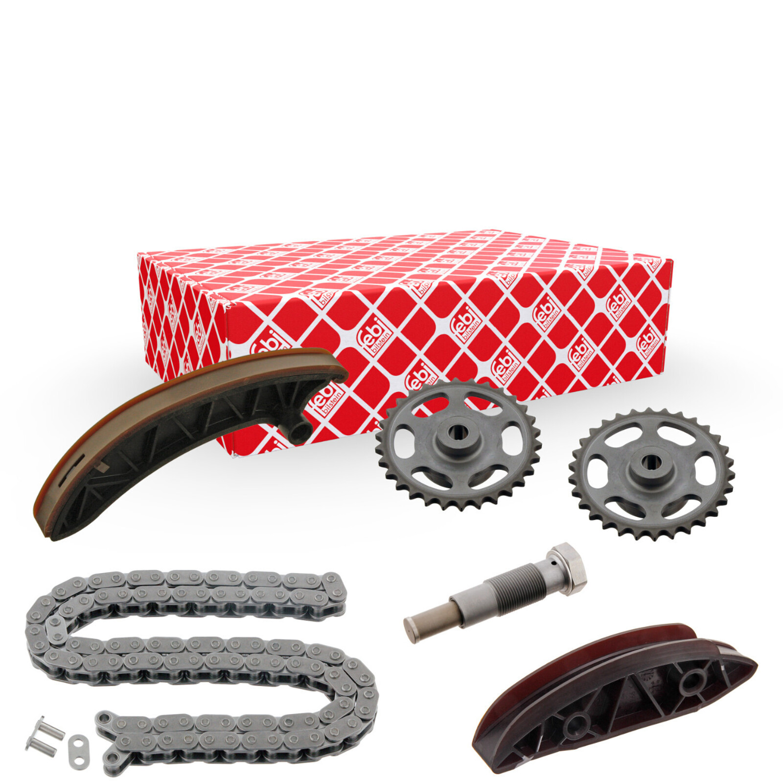 Bild von FEBI BILSTEIN 44973 Steuerkettensatz Simplex, mit Kettenschloss MERCEDES-BENZ: CLA Coupe, CLS Coupe, C-Class Saloon