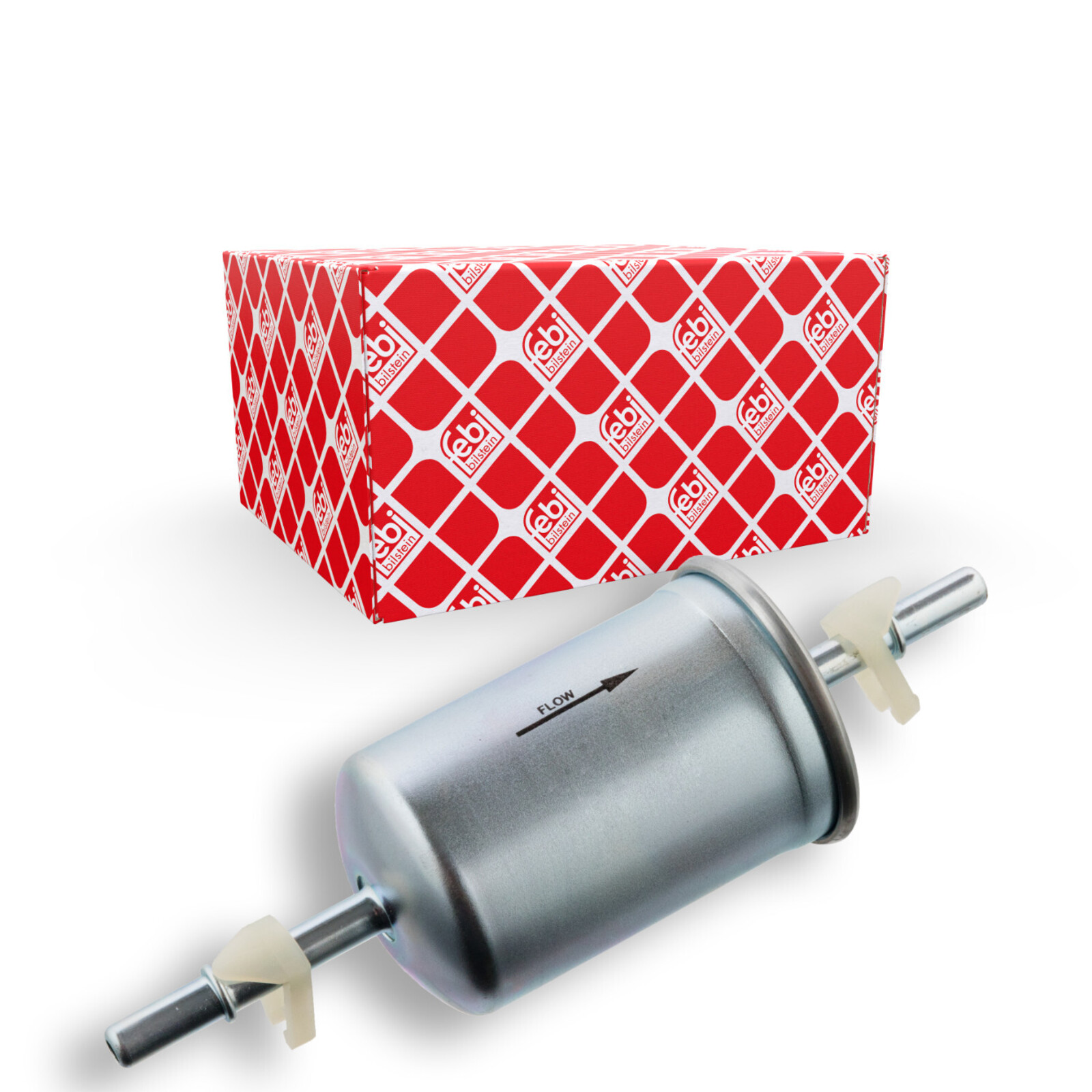 Bild von FEBI BILSTEIN 48545 Kraftstofffilter Leitungsfilter, Spritfilter Leitungsfilter mit Anbaumaterial FORD: Galaxy Mk3 MPV, S-Max Mk2, Mondeo 5