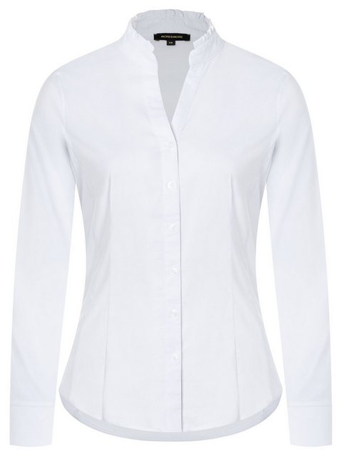 Bild von Baumwoll/Stretch Bluse, weiß, Sommer-Kollektion