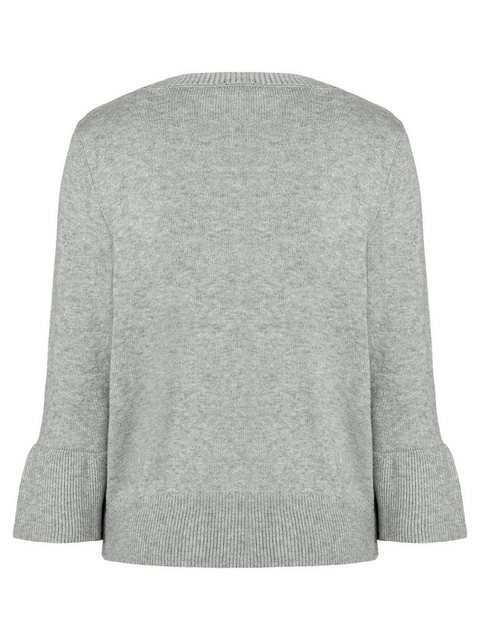 Bild von Pullover mit Volantärmel, grau melange, Herbst-Kollektion