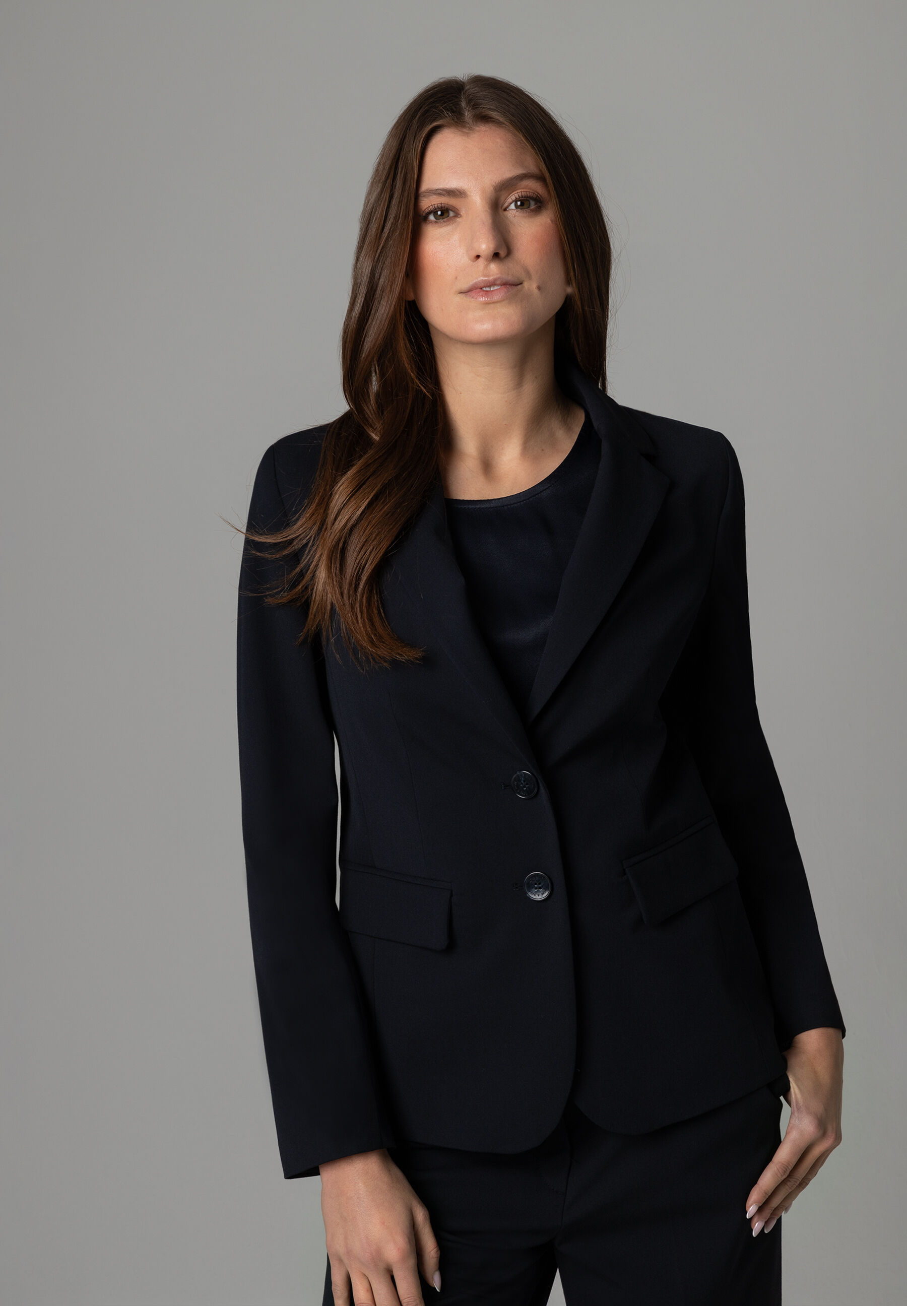 Bild von MORE&MORE Kurzblazer (1-tlg) Plain/ohne Details