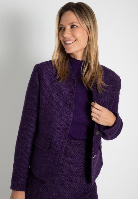 Bild von Bouclé-Blazer, pure purple, Herbst-Kollektion