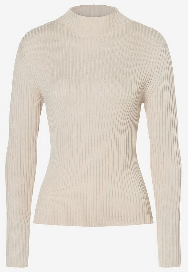 Bild von Rippstrick-Pullover, almond melange, Herbst-Kollektion