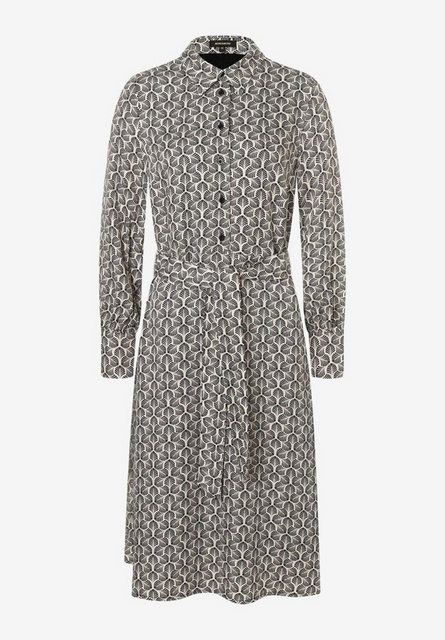 Bild von Printkleid, beige/schwarz, Herbst-Kollektion