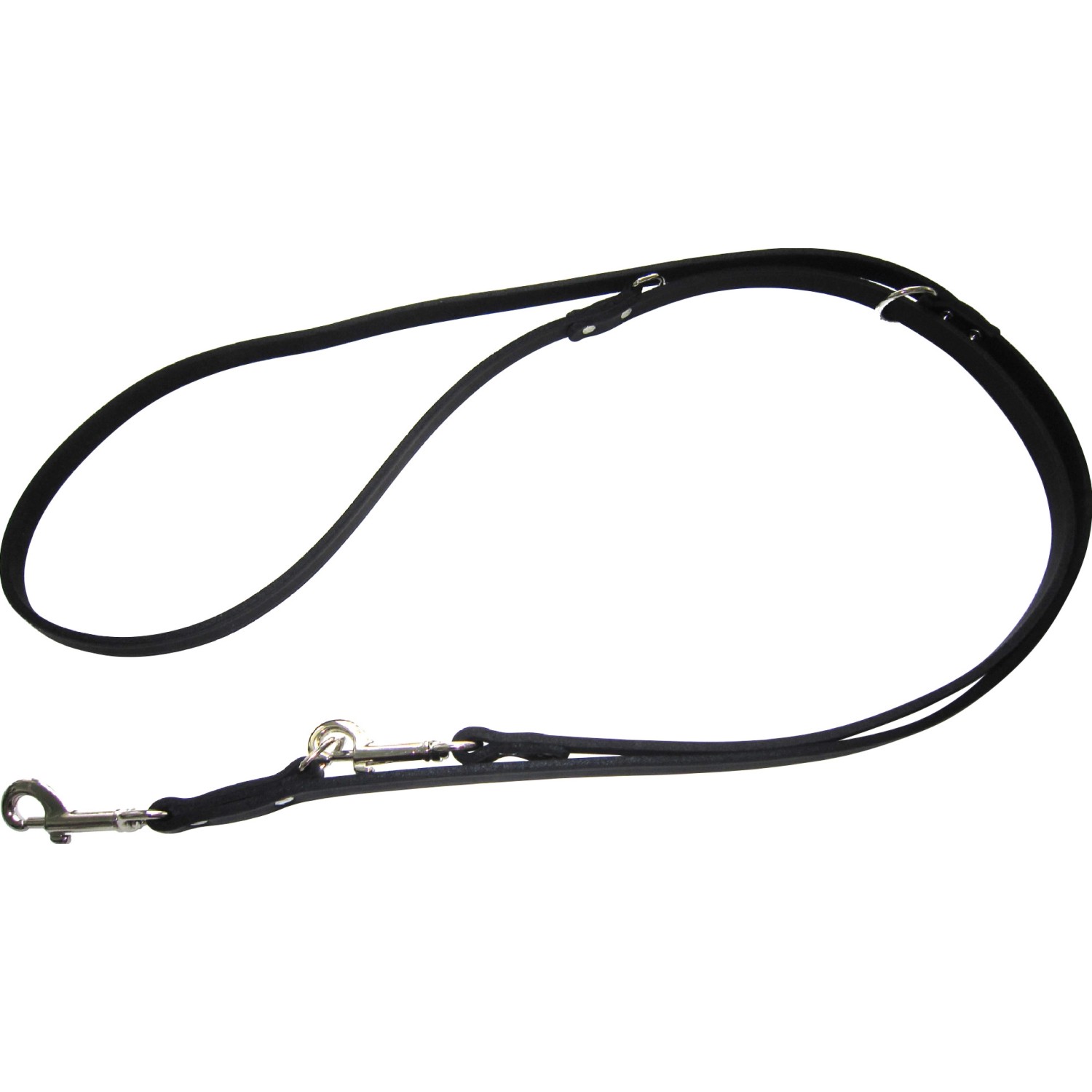 Bild von Heim Hunde-Vorführleine Softleder Breite 14 mm Länge 240 cm Schwarz