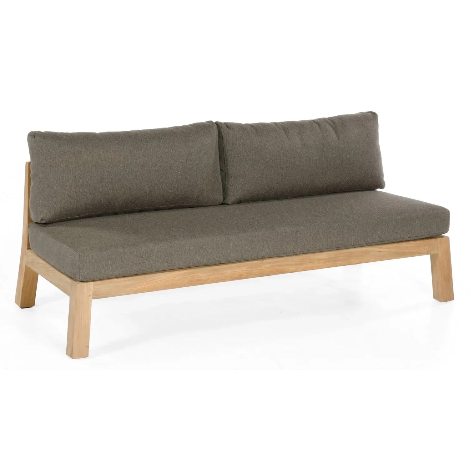 Bild von Natur24 Clifton Lounge-Sofa Teak Natur