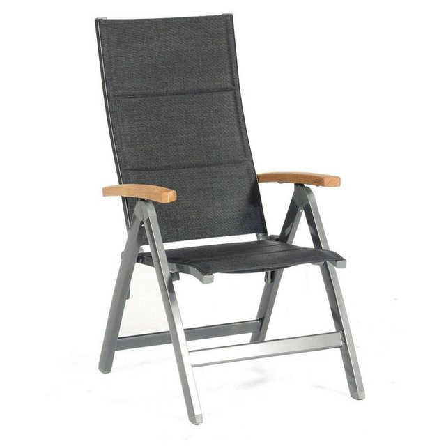 Bild von Natur24 Klappsessel Sierra 60 x 70 x 112 cm Aluminium und Textilgewebe