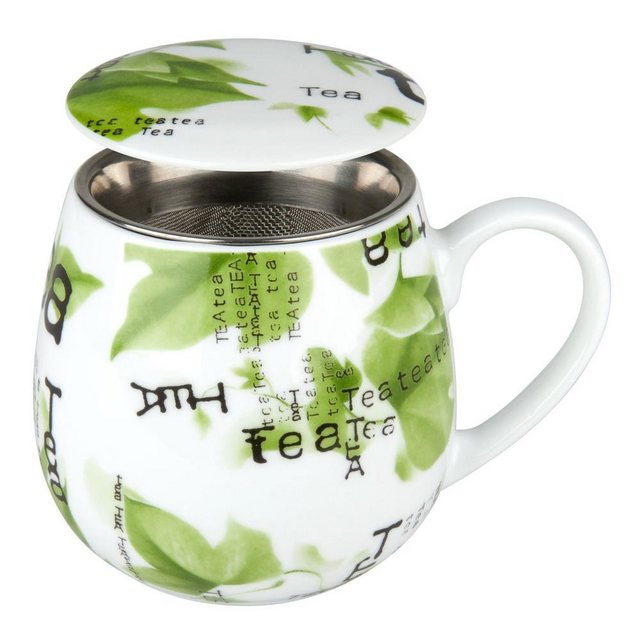 Bild von Könitz Tea for You - Tea Collage: Porzellan Tasse, 9 cl, für Erwachsene, Zuhause, Klassiker, Transparent, Alle Gelegenheiten, Wiederverwendbar