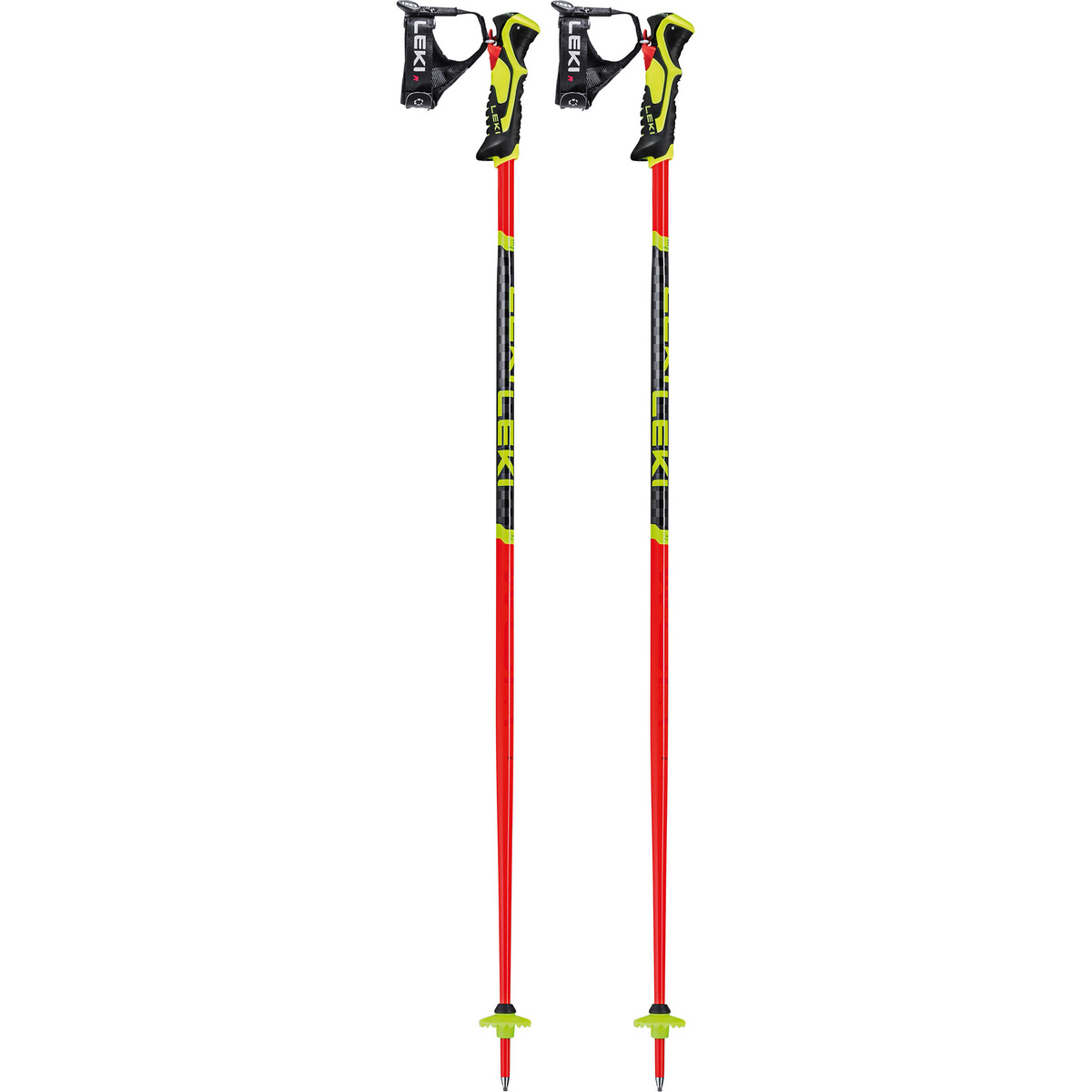 Bild von Leki - WCR Lite SL 3D - Skistöcke Gr 110 cm rot/gelb