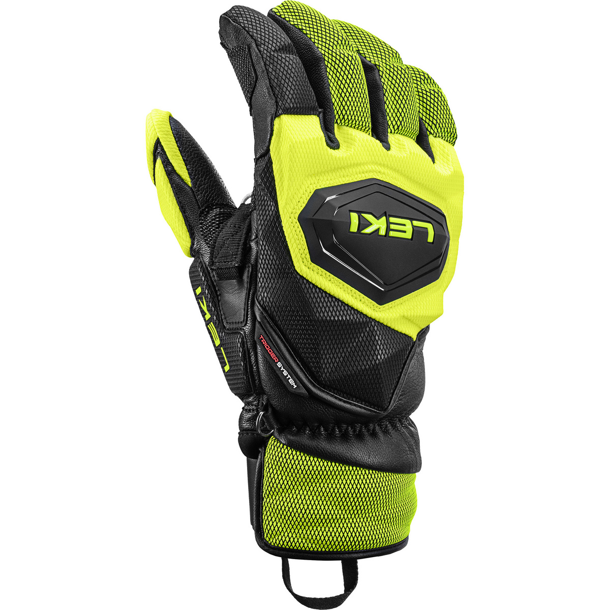 Bild von Leki Herren Handschuh WCR VENOM SL 3D black-/ice lemon