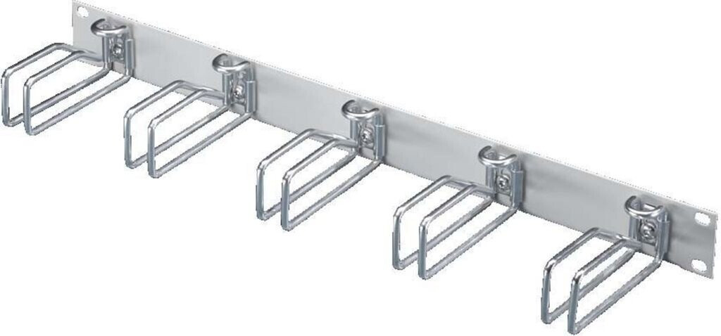 Bild von RITTAL Netzwerkschrank, Kabelführungspanel Metall 482,6mm (19) -Montage 482,6 mm 1HE 5Büg