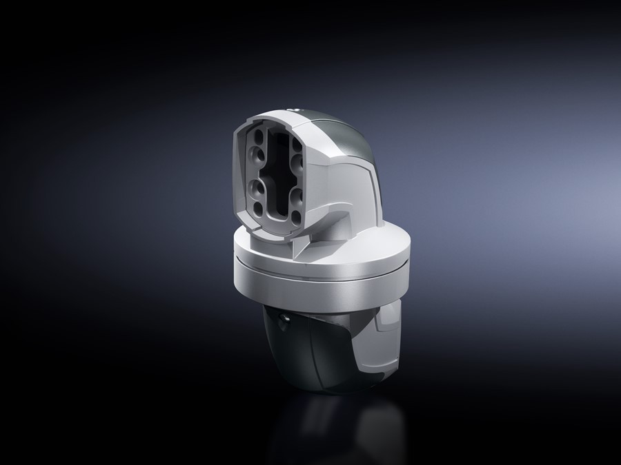 Bild von Rittal Zwischengelenk System 60 - CP CP 6206.620 Aluminiumguss, Kunststoff Licht-Grau (RAL 7035) Passend für System 60 (6206.620)