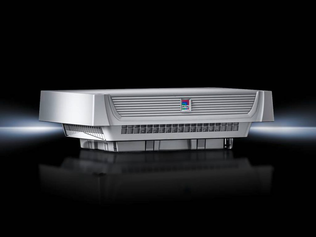 Bild von Rittal Dachlüfter mit EC-Technologie, ³/h, NEMA 12, Serverschrank Zubehör, Grau