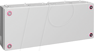 Bild von Rittal KX 1533.000 Installations-Gehäuse, Wand-Gehäuse 500 x 200 x 120 Stahlblech Lichtgrau 1 St. (1533000)