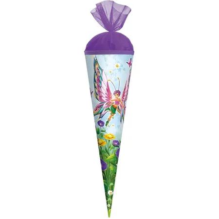 Bild von Roth Schultüte Roth Schultüte Einhorn mit Fohlen, rund, Tüllverschluss, Glitter