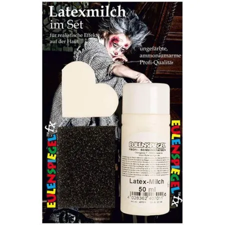 Bild von Eulenspiegel 407103 - Latex-Milch im Set, 50 ml in Flasche