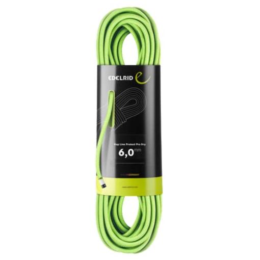Bild von Edelrid Rap Line Protect Pro Dry 6mm Reepschnur (Hellgrün 70 Länge in m) Schlingen