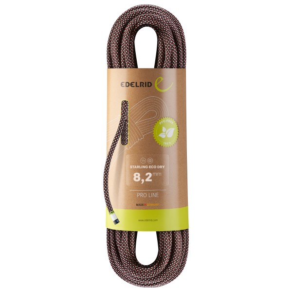 Bild von Edelrid - Starling Eco Dry 8,2 - Halbseil Gr 60 m braun