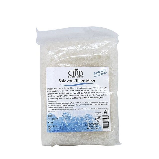 Bild von CMD Naturkosmetik Badesalz Neutral Salz vom Toten Meer 500g