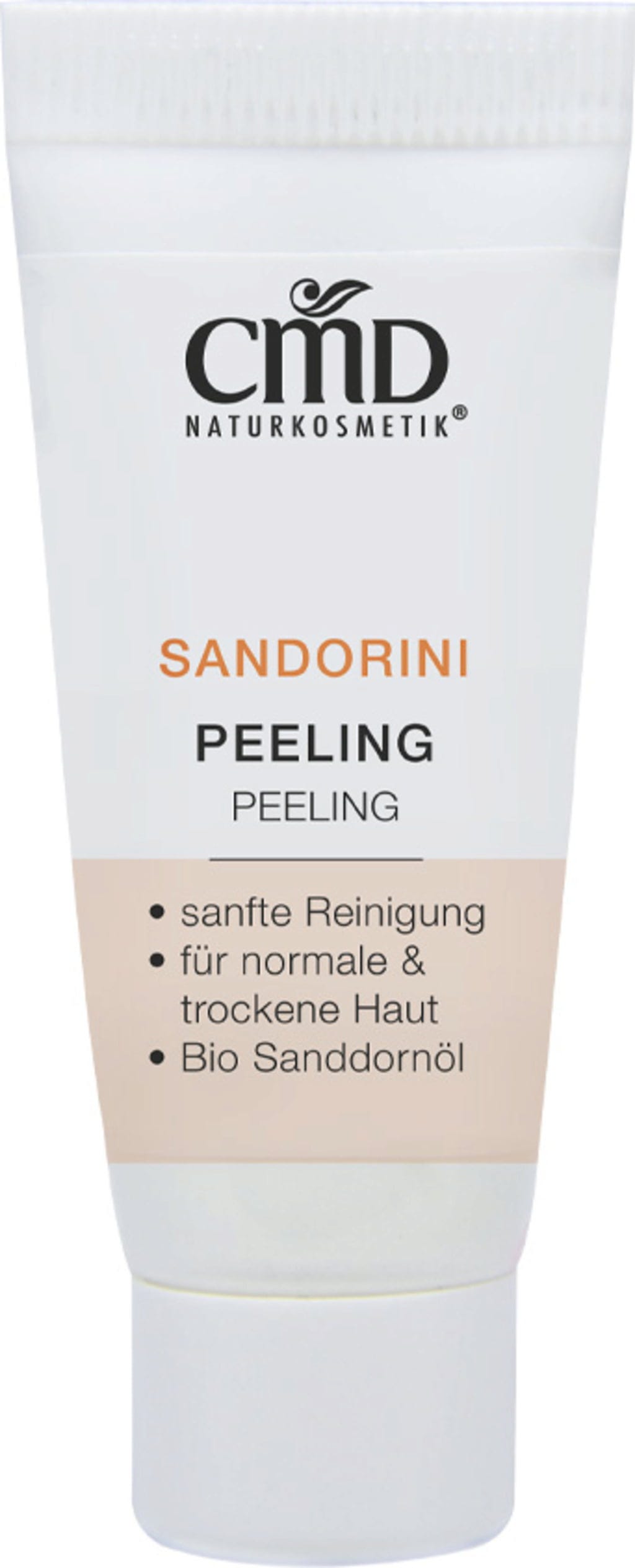 Bild von CMD Naturkosmetik Gesichtspeeling Sandorini - Peelingcreme Probiergröße 5ml