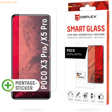 Bild von E.V.I. DISPLEX Smart Glass Poco X3 Pro/X5 Pro