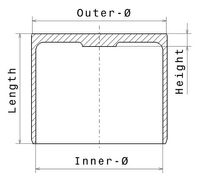 Bild von KOLBENSCHMIDT Ventilstößel beidseitig 28mm für PEUGEOT CITROËN OPEL 3645928 9675755180 50007955