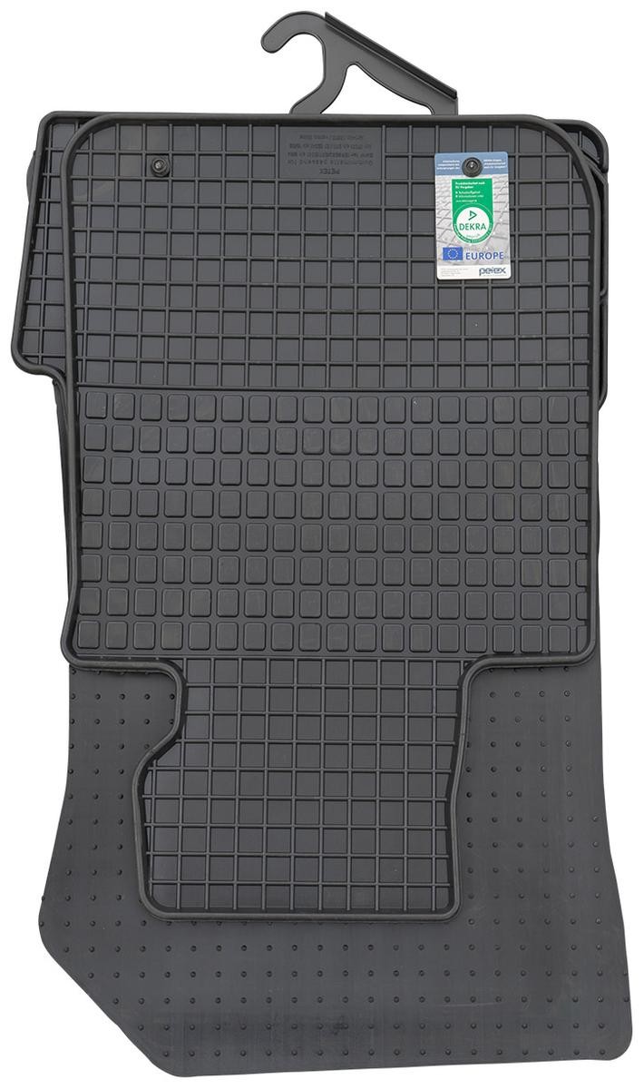 Bild von Petex 16610 Fußmattensatz Gummi vorne und hinten 4 schwarz BMW: 1 Schrägheck, X1, 1 Coupe