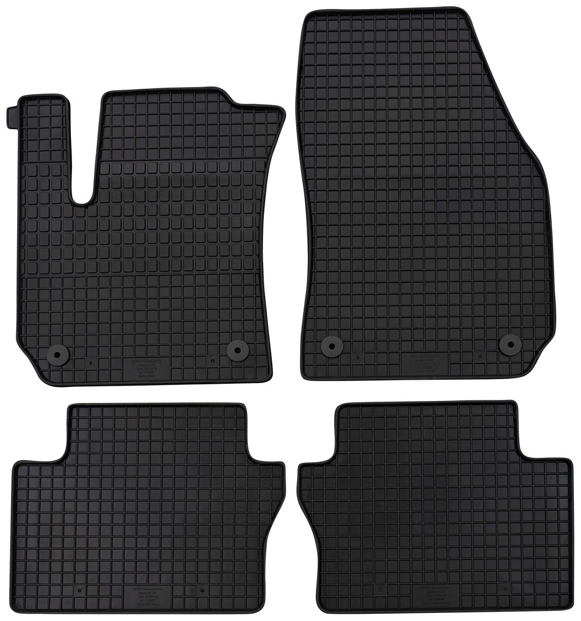 Bild von PETEX Fußmattensatz  für OPEL 59110A