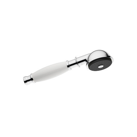 Bild von Dornbracht Metall-Handbrause mit Porzellangriff (weiß) MADISON 28002970 Chrom 28002970-00