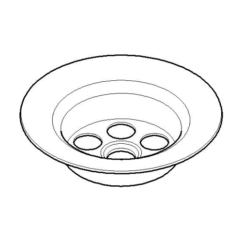 Bild von Dornbracht Ablaufgarnitur Ventilsieb Ersatzteile 091101005 D. 60 Chrom