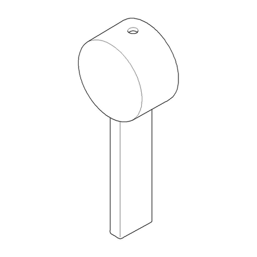 Bild von Dornbracht Griff Ersatzteile 092078058 – Chrom