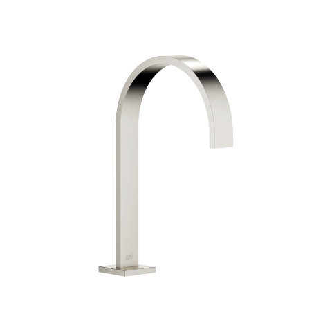 Bild von Dornbracht MEM Waschtisch-Stand-Auslauf, ohne Ablaufgarnitur, Ausladung 200 mm, 13716782, Farbe: Platin Matt