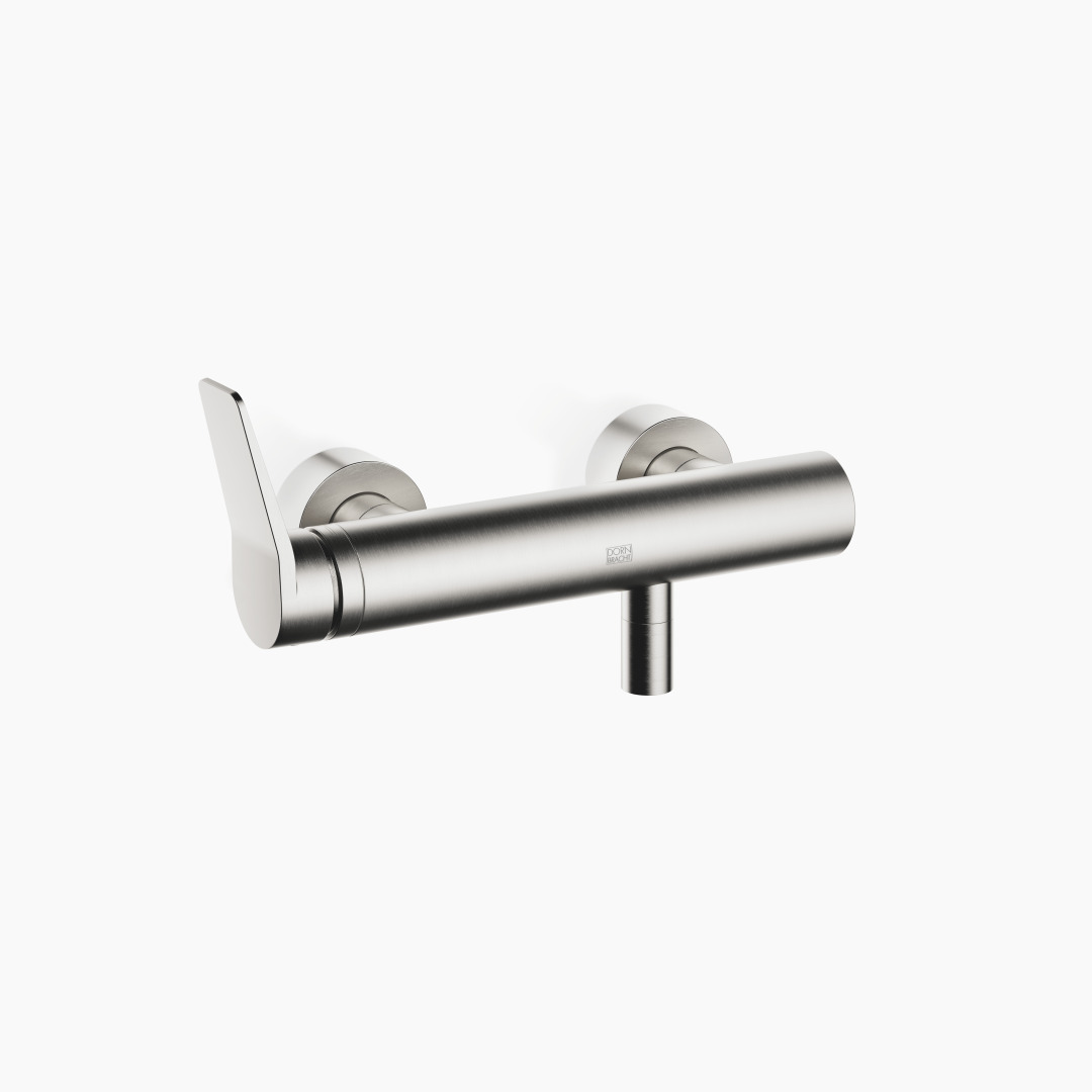 Bild von Dornbracht Lissé Brause-Einhandbatterie für Wandmontage, eigensicher, 33300845, Farbe: Platin Matt
