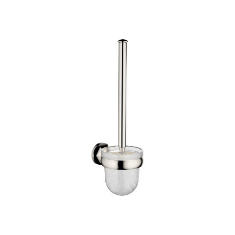 Bild von Dornbracht Madison Toilettenbürstengarnitur, Kristallglas, Wandmodell, 83900361, Farbe: Platin