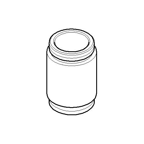 Bild von Dornbracht Nippel Ersatzteil D. 22 x 33 mm Platin
