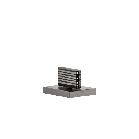 Bild von Dornbracht CL.1 Seitenventil rechtsschließend, kalt 1/2" mit WAVES-Struktur, 20005705, Farbe: Dark Platinum matt