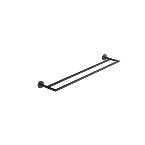 Bild von Dornbracht Badetuchhalter , 2-teilig SERIENSPEZIFISCH 83061979 Schwarz matt 83061979-33