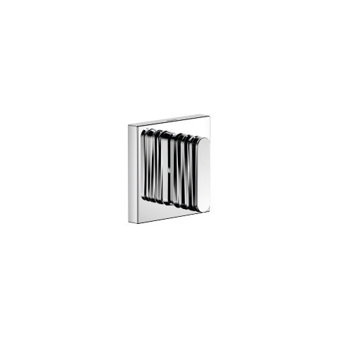 Bild von Dornbracht Unterputzventil, linksschließend, warm 1/2", Bausatz Endmontage mit Waves-Struktur, 36617707, Farbe: Chrom - 36617707-00