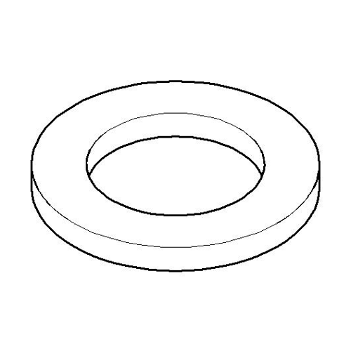 Bild von Dornbracht Rosette Ersatzteile 092762001 - Schwarz matt