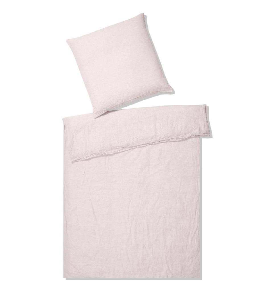 Bild von Elegante Bettwäsche Breeze in Gr. 135x200 oder 155x220 cm, Halbleinen, 2 teilig, Bettwäsche in Halbleinen-Qualität, Bettwäsche mit Reißverschluss