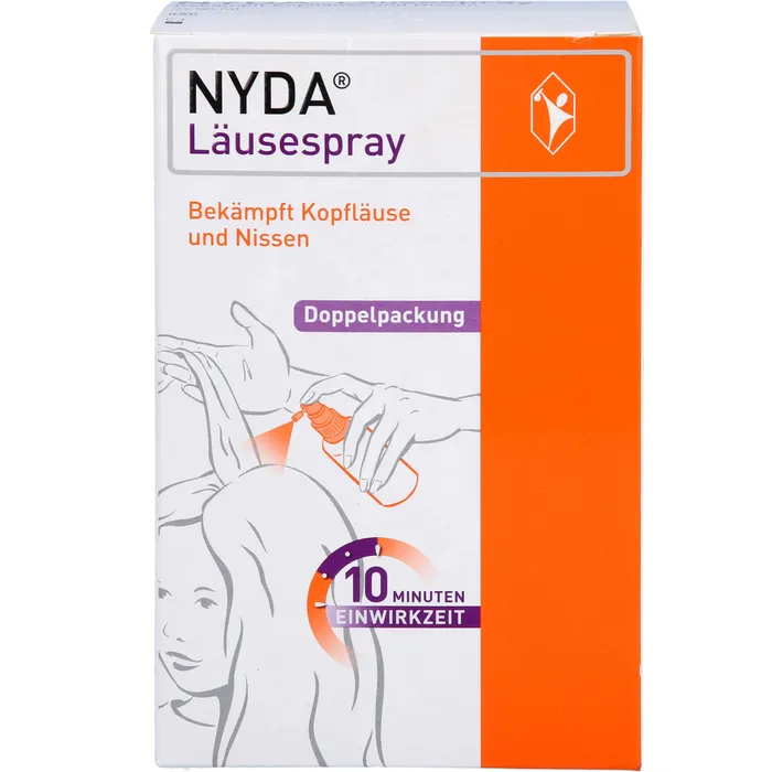 Bild von NYDA Läusespray gegen Kopfläuse & Nissen 2x50ml