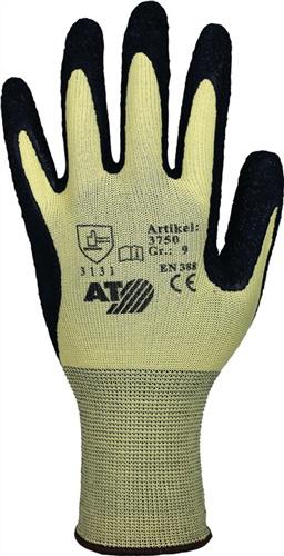 Bild von Asatex, Schutzhandschuhe, Handschuhe Grösse 8 gelb/schwarz EN 388 PSA-Kategorie II (8)