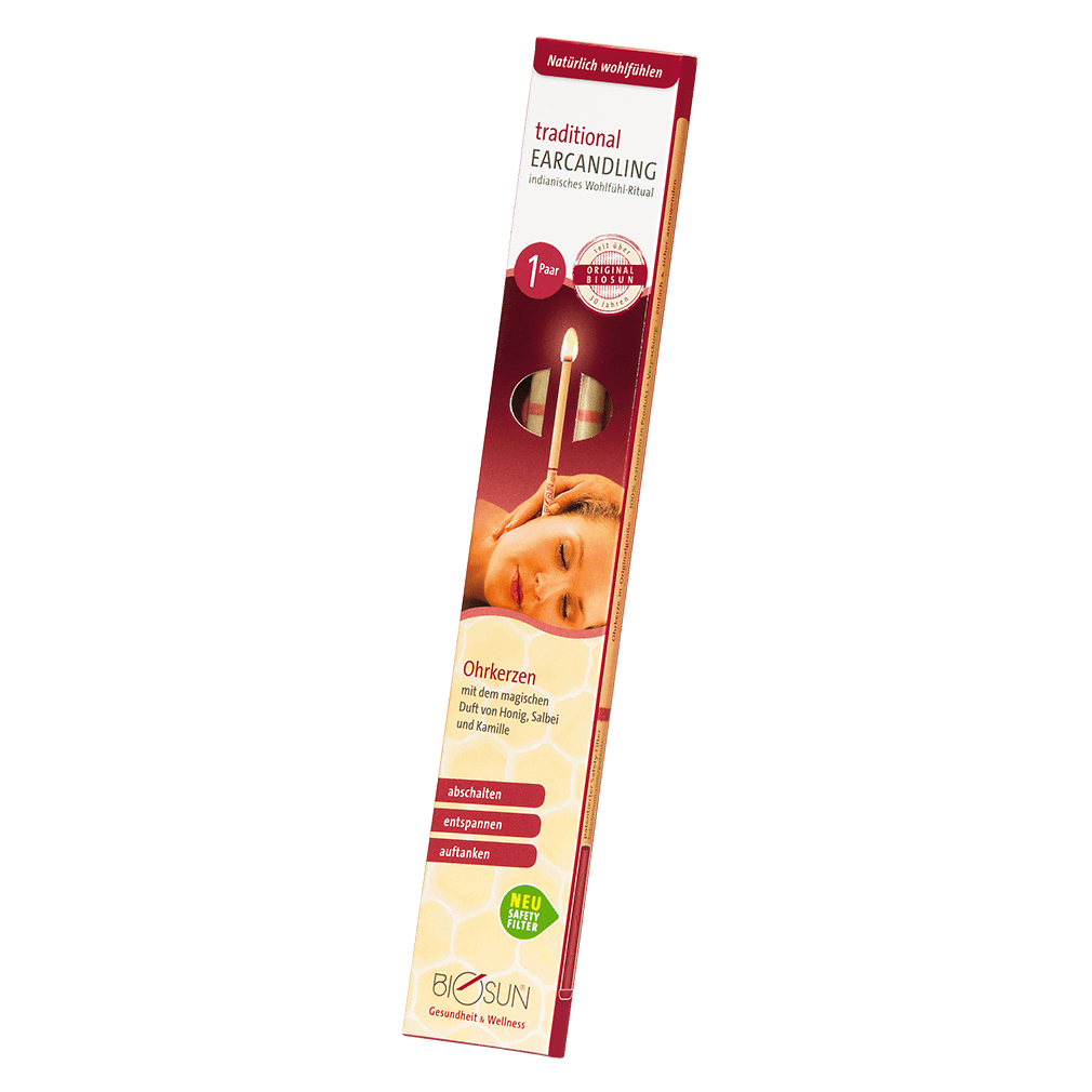 Bild von Biosun Traditional 2 Ohrkerzen Filter Neu 2015 - Ohrkerze