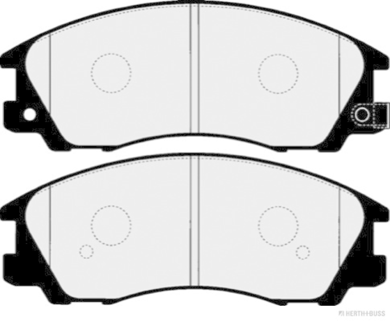 Bild von HERTH+BUSS JAKOPARTS Bremsbelagsatz, Scheibenbremse J3600537