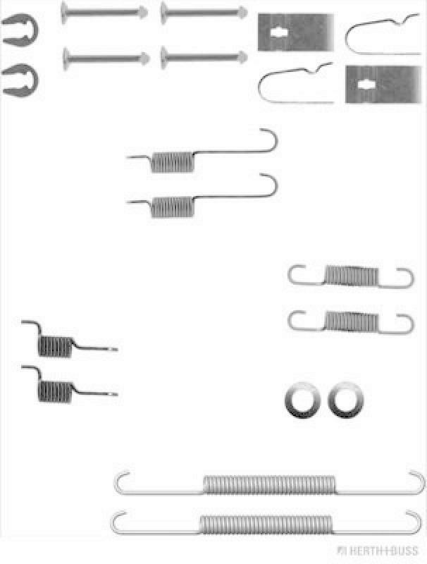 Bild von HERTH+BUSS JAKOPARTS Zubehörsatz, Bremsbacken J3560303