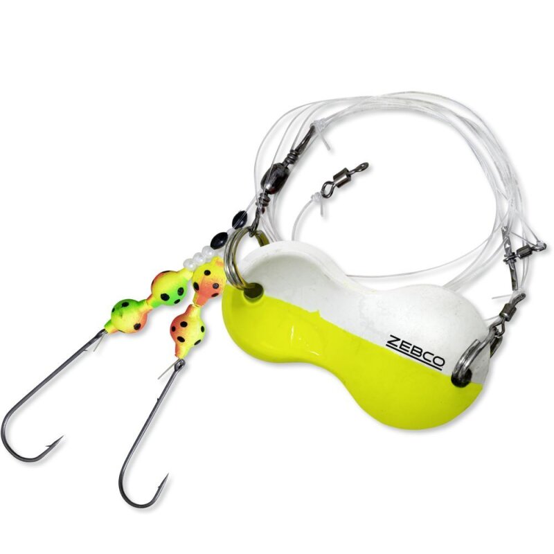 Bild von ZEBCO RFT Flatty Rig Bleifrei 50g Gr.1 100cm Gelb/Weiß