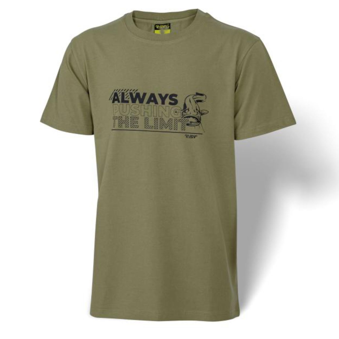 Bild von Black Cat Khaki Shirt - T-Shirt, Angelshirt