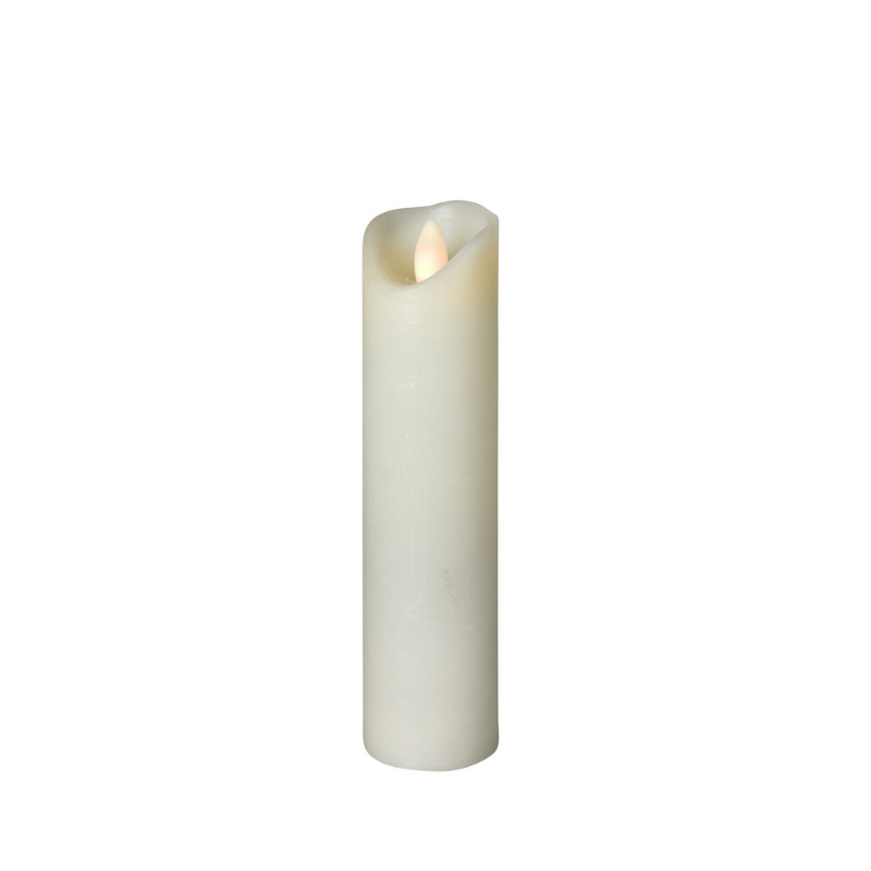 Bild von SOMPEX LED Wachskerze SHINE schmal | elfenbein | gefrostet | D: 5cm...