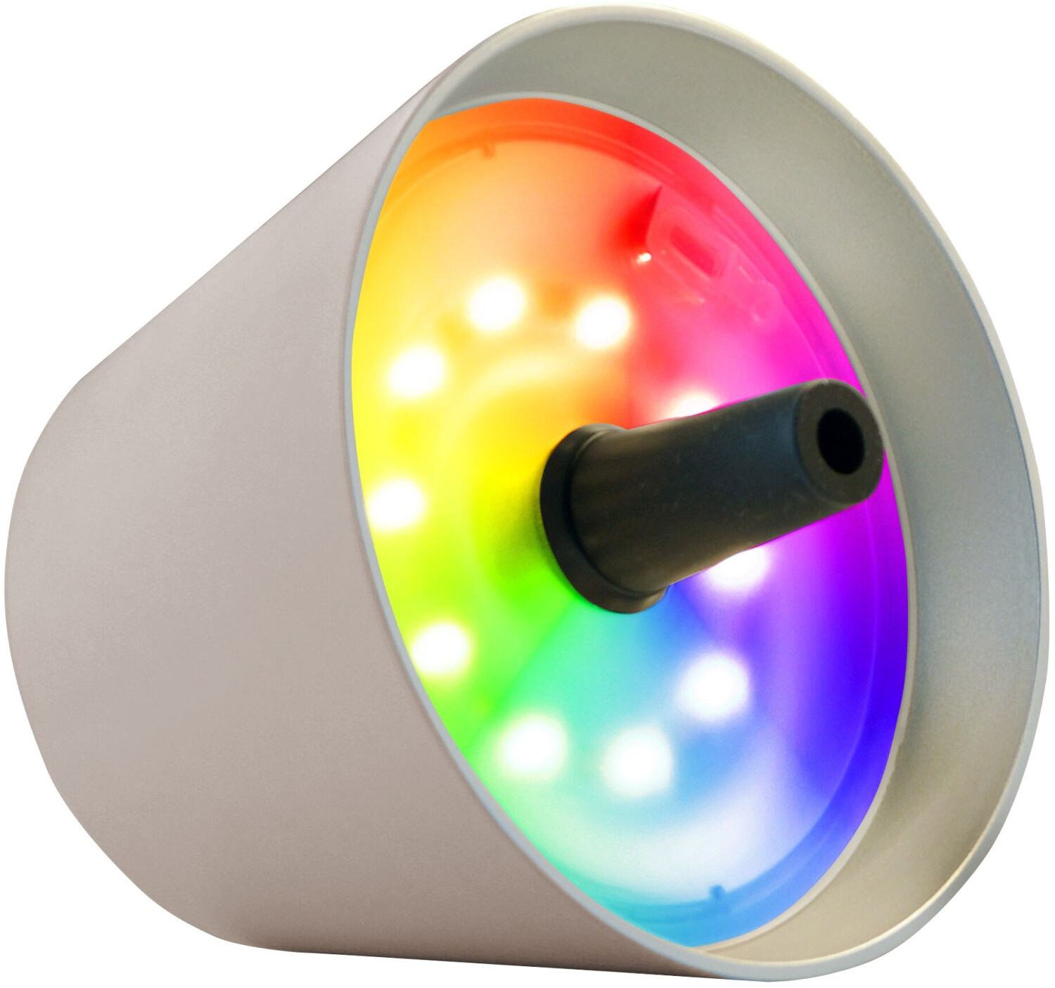 Bild von Sompex Top 2.0 RGB LED Akkuleuchte & Flaschenaufsatz sand